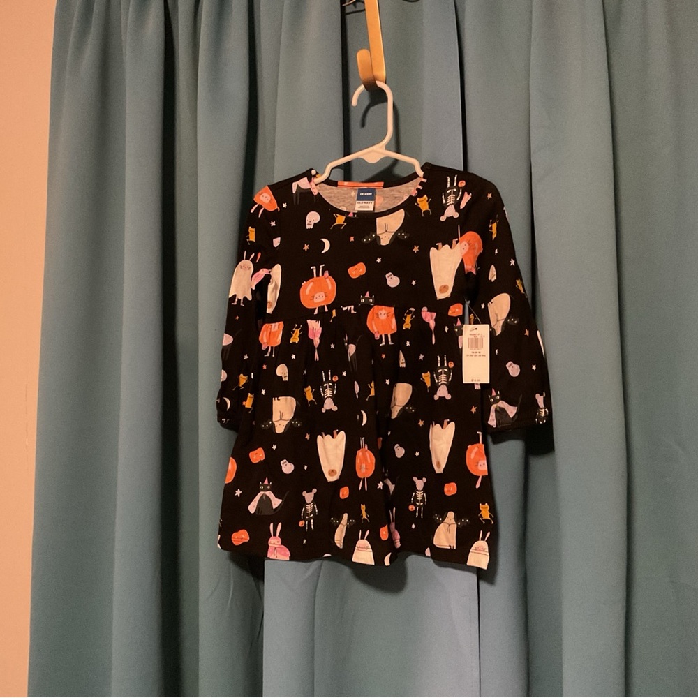 Old Navy Black Halloween Toddler Dress